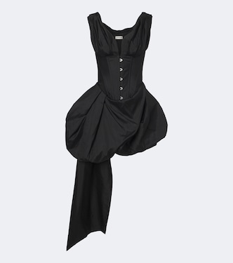 Fabianne silk corset dress | Staud