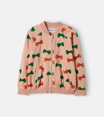 Cardigan en coton à imprimé | Mini Rodini