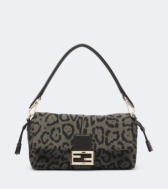 Borsa a spalla Baguette® Soft Medium in jacquard | Fendi