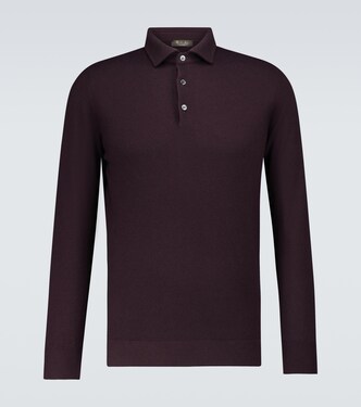 Superlight cashmere polo sweater | Loro Piana