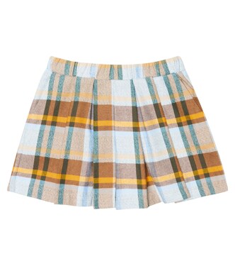 Checked cotton skort | Paade Mode