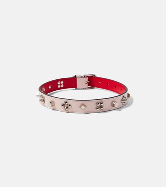 Loubicollar Medium leather dog collar | Christian Louboutin