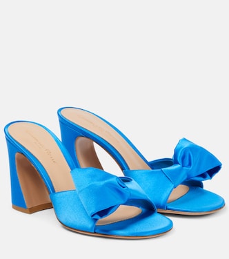 Rosie satin mules | Gianvito Rossi
