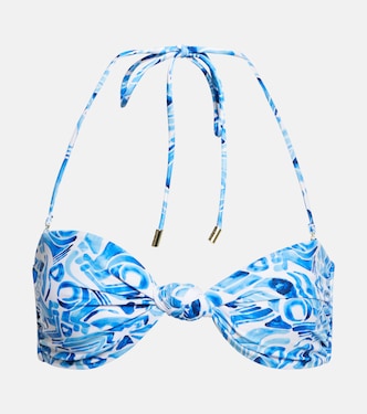 Seine printed bikini top | Rebecca Vallance