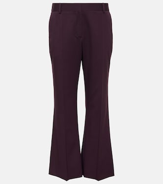 Pantalones flared Fossett de lana | Altuzarra