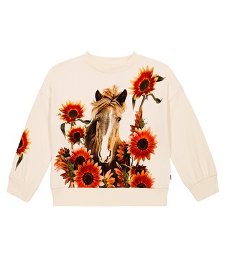 Mika printed cotton sweatshirt | Molo