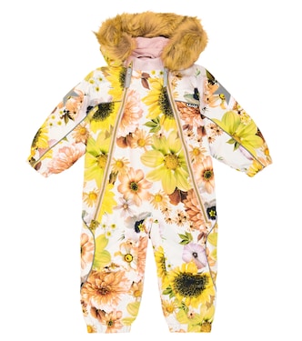 Baby Pyxis floral snowsuit  | Molo