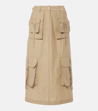 Technical cotton-blend cargo skirt | Acne Studios