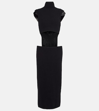 Arabba wool and cashmere midi dress | Sportmax