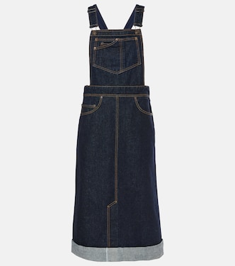 Convertible denim midi skirt | Victoria Beckham
