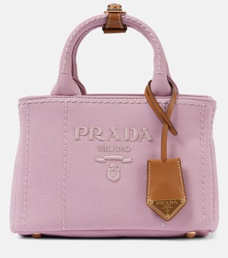 Mini canvas shoulder bag | Prada