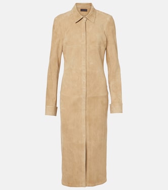 Hemdblusenkleid Becky aus Veloursleder | Stouls