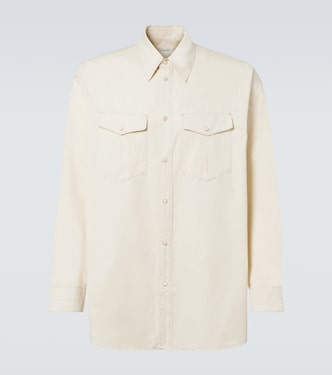 棉质缎布西部风衬衫 | Lemaire