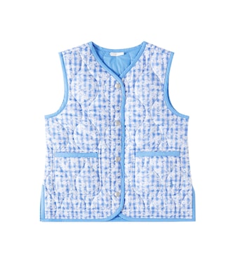 Gingham reversible quilted vest | Polo Ralph Lauren Kids