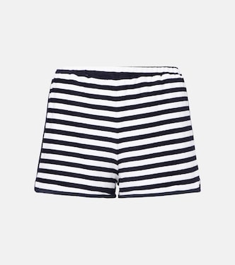 Striped terry shorts | Jade Swim
