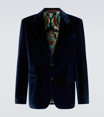 Cotton velvet blazer | Etro