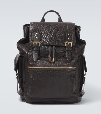 Leather backpack | Brunello Cucinelli