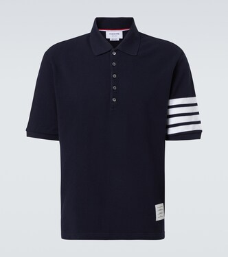 4-Bar cotton polo shirt | Thom Browne
