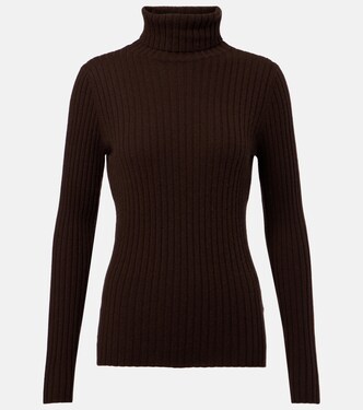 Ribbed-knit cashmere turtleneck | Jardin des Orangers