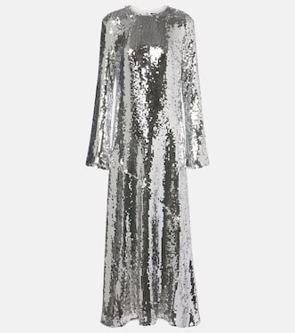 Robe longue à sequins | Rotate