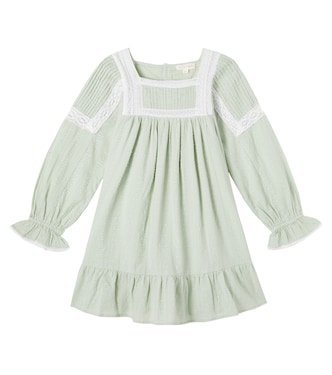 Laureline lace-trimmed cotton dress | Louise Misha