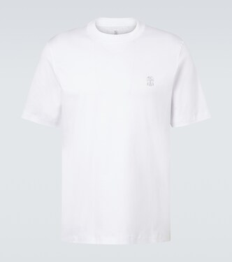 T-shirt Sun’s Up en coton | Brunello Cucinelli