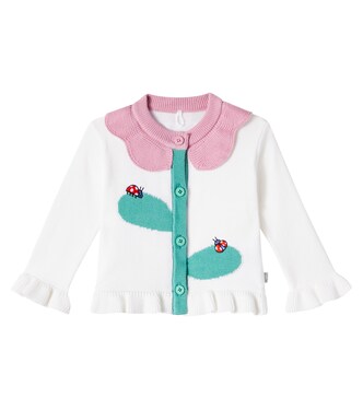 Bebé - cárdigan de algodón bordado | Stella McCartney Kids