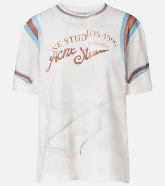 Trompe l'œil cotton jersey T-shirt | Acne Studios