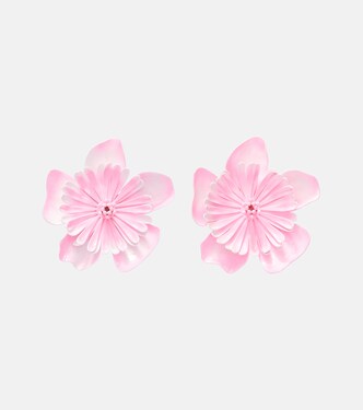 Floral clip-on earrings | Chloé