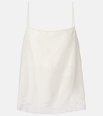 Top Playful Volumes aus Seide mit Spitze | Dorothee Schumacher