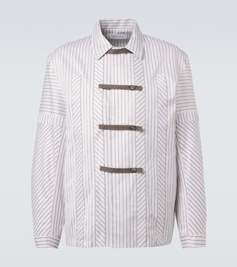 Kyan striped cotton poplin shirt | Kiko Kostadinov
