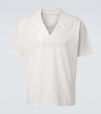 Cotton piqué polo shirt | Maison Margiela