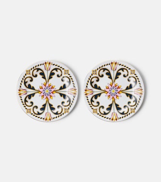 Set de 2 platos de postre Tyrrhenia Tulyps de porcelana | La DoubleJ
