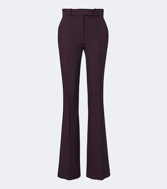 Virgin wool flared pants | Alex Perry