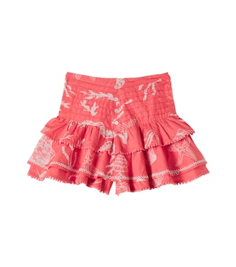 Alizee printed cotton skort | Poupette St Barth Kids