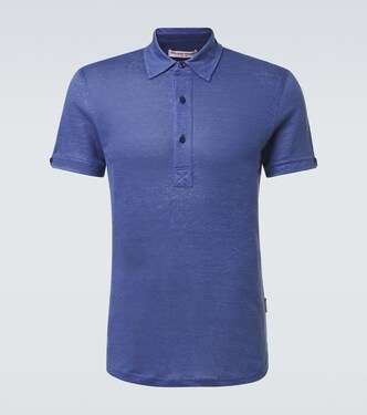 Sebastian linen polo shirt | Orlebar Brown