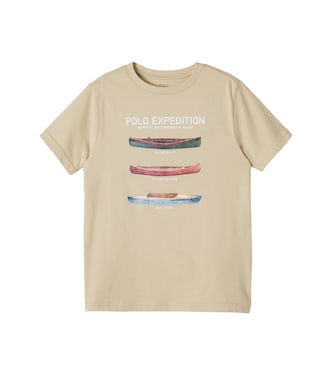 Printed cotton jersey T-shirt | Polo Ralph Lauren Kids