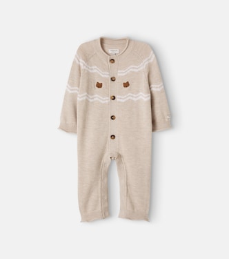 Baby Guillaume wool onesie | Donsje