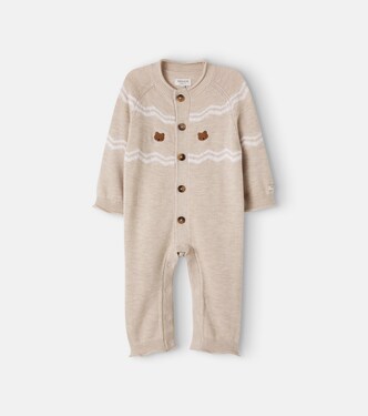 Baby Guillaume wool onesie | Donsje