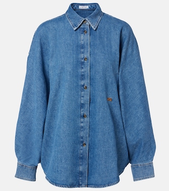 Hemd Double L aus Denim | Loewe
