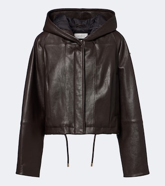 Veste en cuir à capuche | Sportmax