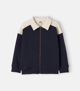 Prime cotton zip-up sweater | Bonton