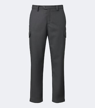 Pantalon droit en laine | Brunello Cucinelli