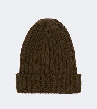 Ribbed-knit cashmere beanie | Thom Sweeney