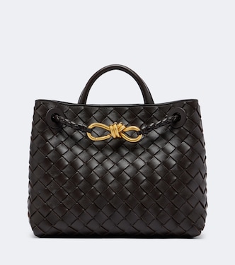 Andiamo Small leather top-handle bag | Bottega Veneta