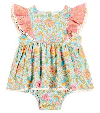 Baby Lena floral cotton playsuit | Louise Misha