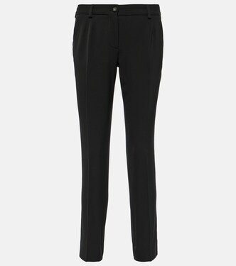 Pantalon slim en laine mélangée | Dolce&Gabbana