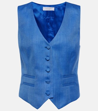 Coleridge wool, silk, and linen vest | Gabriela Hearst