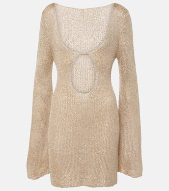 Rey cutout knitted beach cover-up | Bananhot
