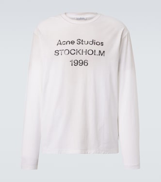 Logo distressed jersey T-shirt | Acne Studios